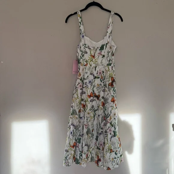 Avec Les Filles Floral Print Dress NWT - Picture 4 of 13